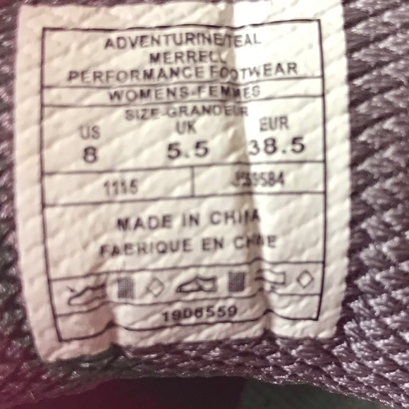 Merrell Bare Access trail running teal performance sneakers - Picture 8 of 15